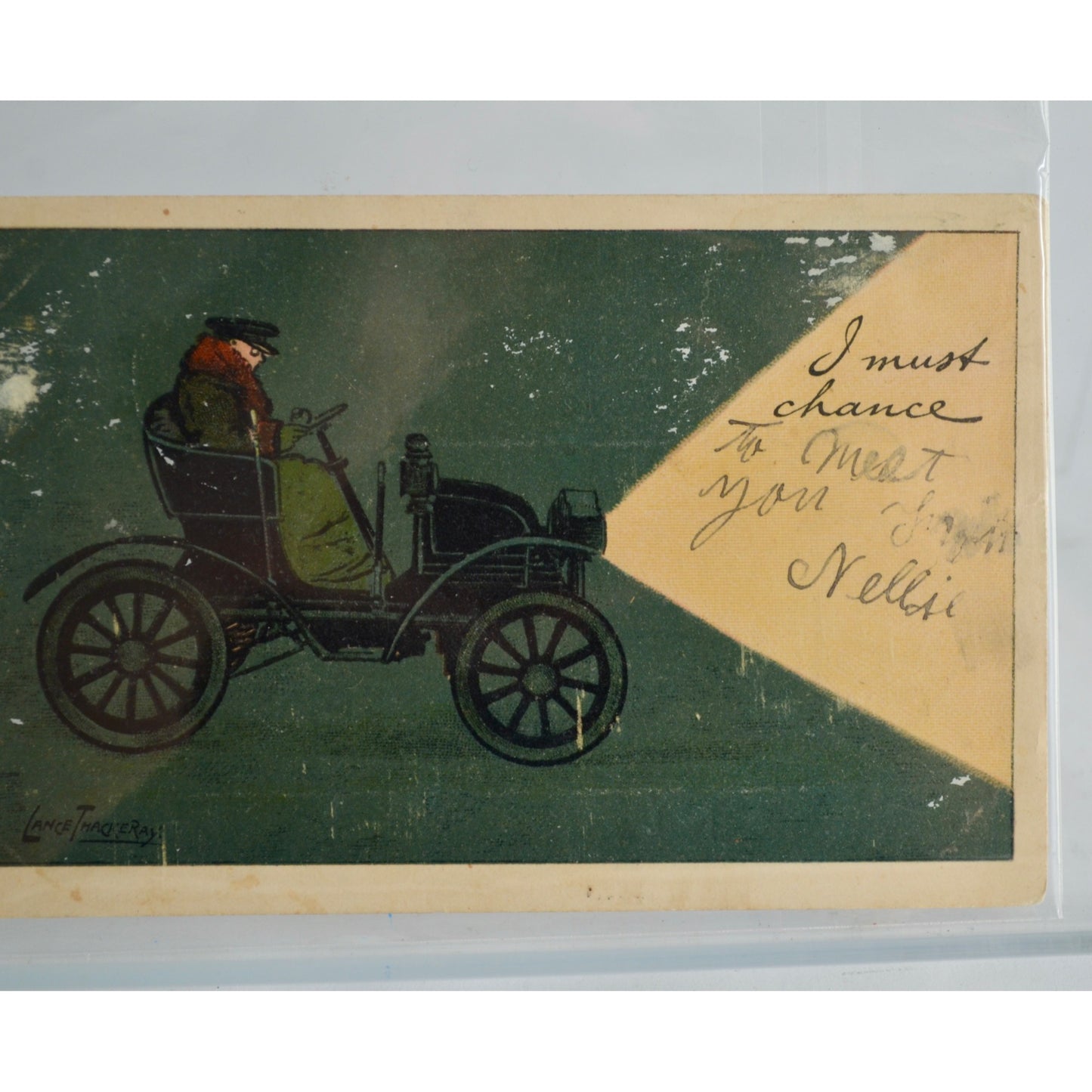 I Must Chance Vintage 1905 Dated Postcard