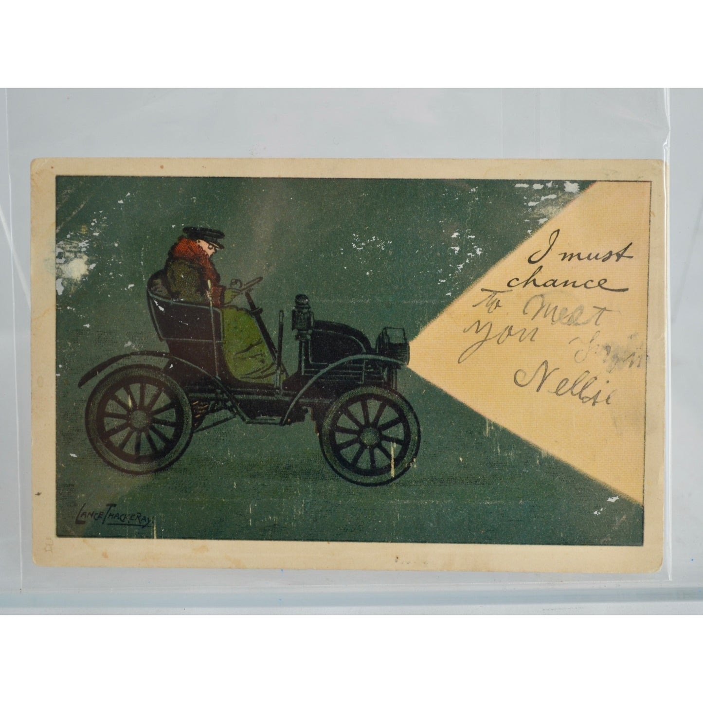 I Must Chance Vintage 1905 Dated Postcard