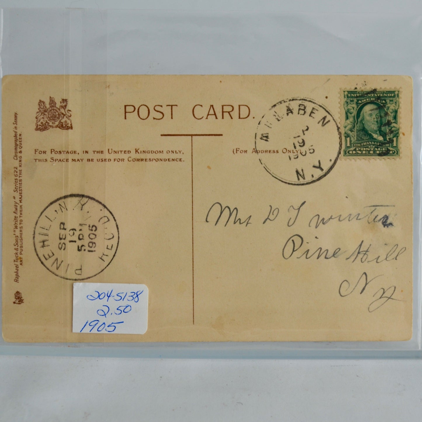 I Must Chance Vintage 1905 Dated Postcard