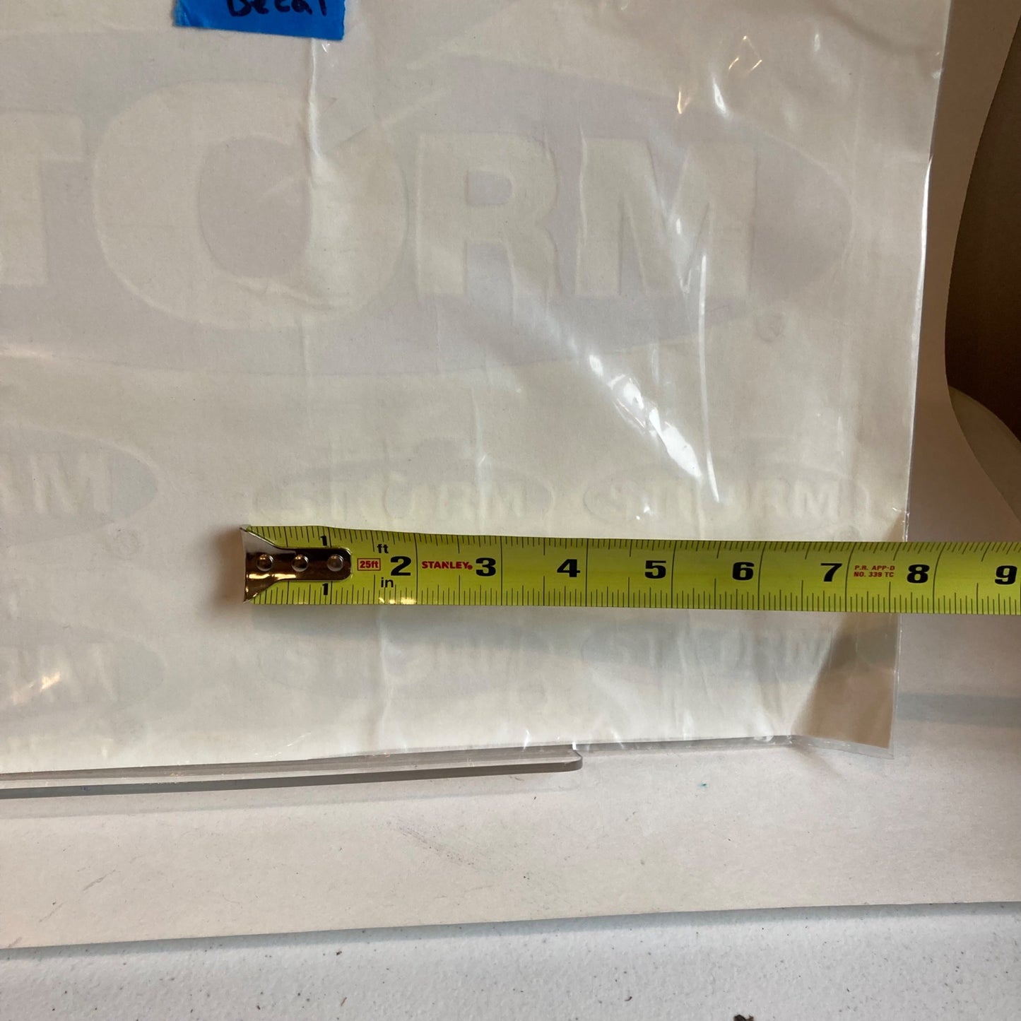 Storm Fishing Decal Sheet Lot 7 Decals NEW