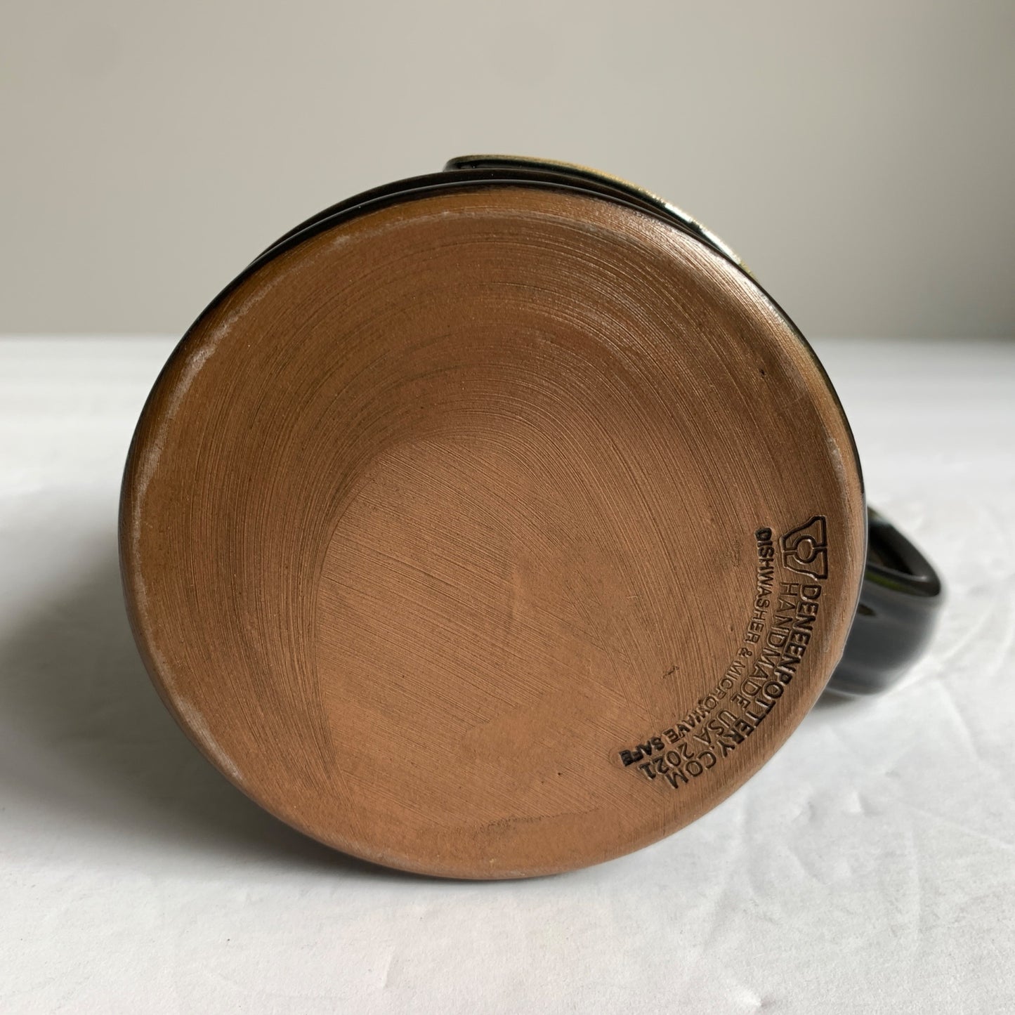 Deneen Pottery Box Financial Coffee Mug Ceramic Handmade