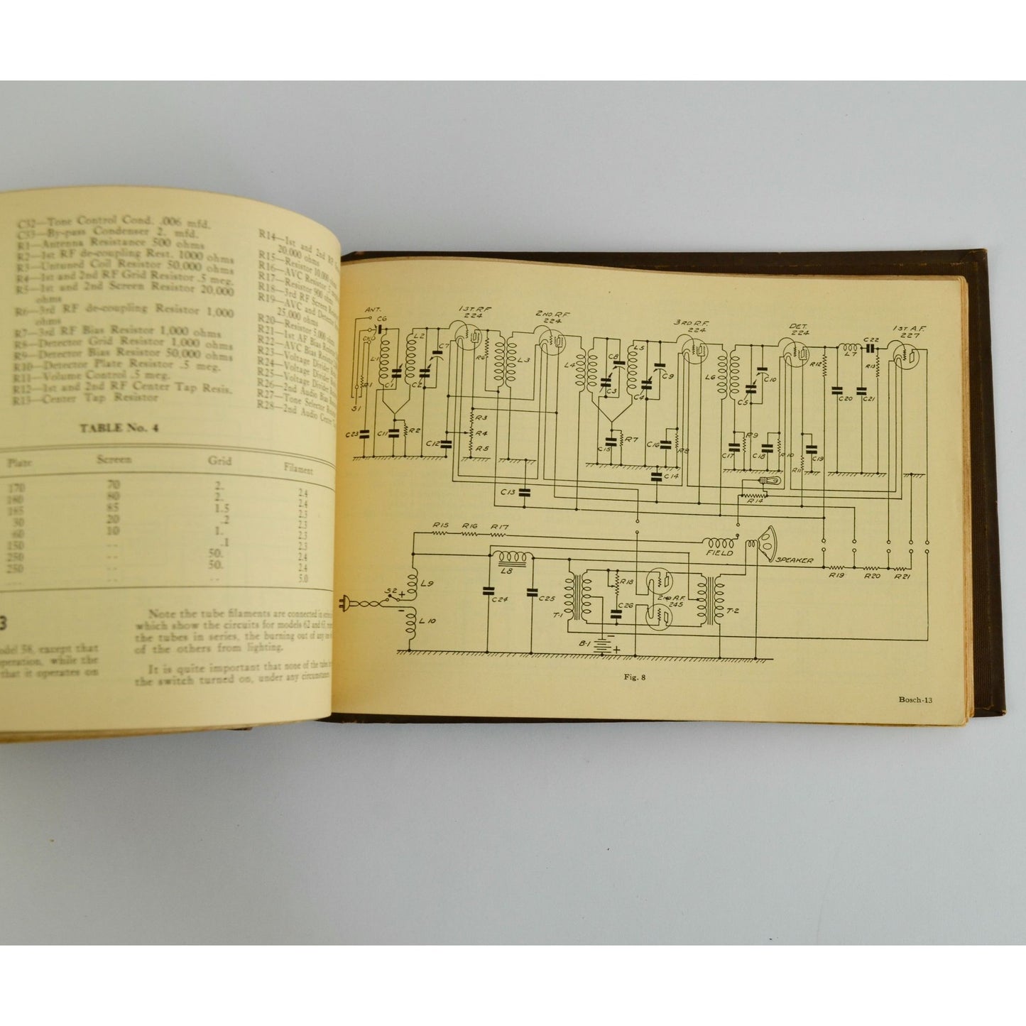 Radio and Television Institute Service Manual Bremer-Tully Receivers Book Vintage 1930