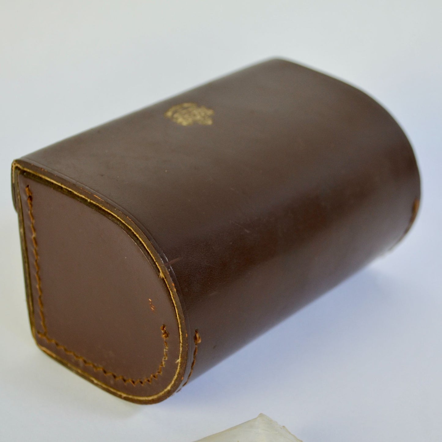 Vintage Abu Garcia Ambassadeur Reel Case Brown Leather w/ Accessories