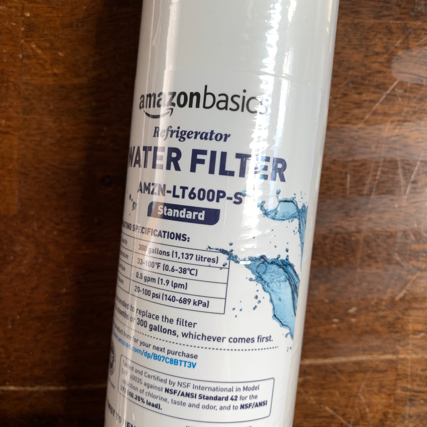 Amazon Basics Refrigerator Water Filter AMZN-LT600P-S NEW