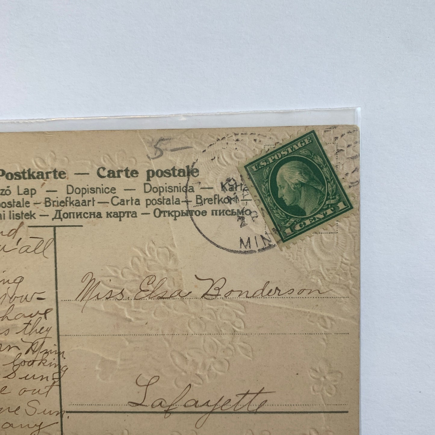 Antique Early 1900s Postcard Many Happy Returns of the Day