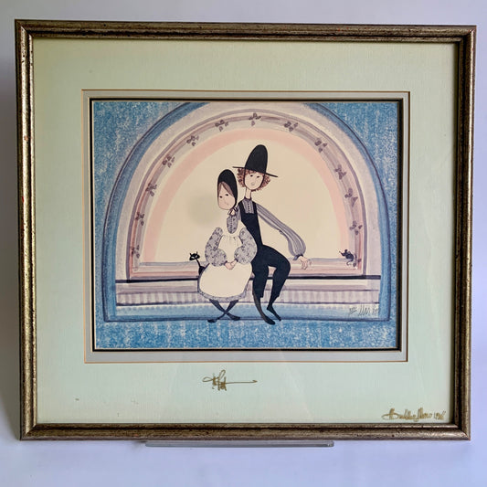 P Buckley Moss Promised Double Signed Numbered Framed  800/1000