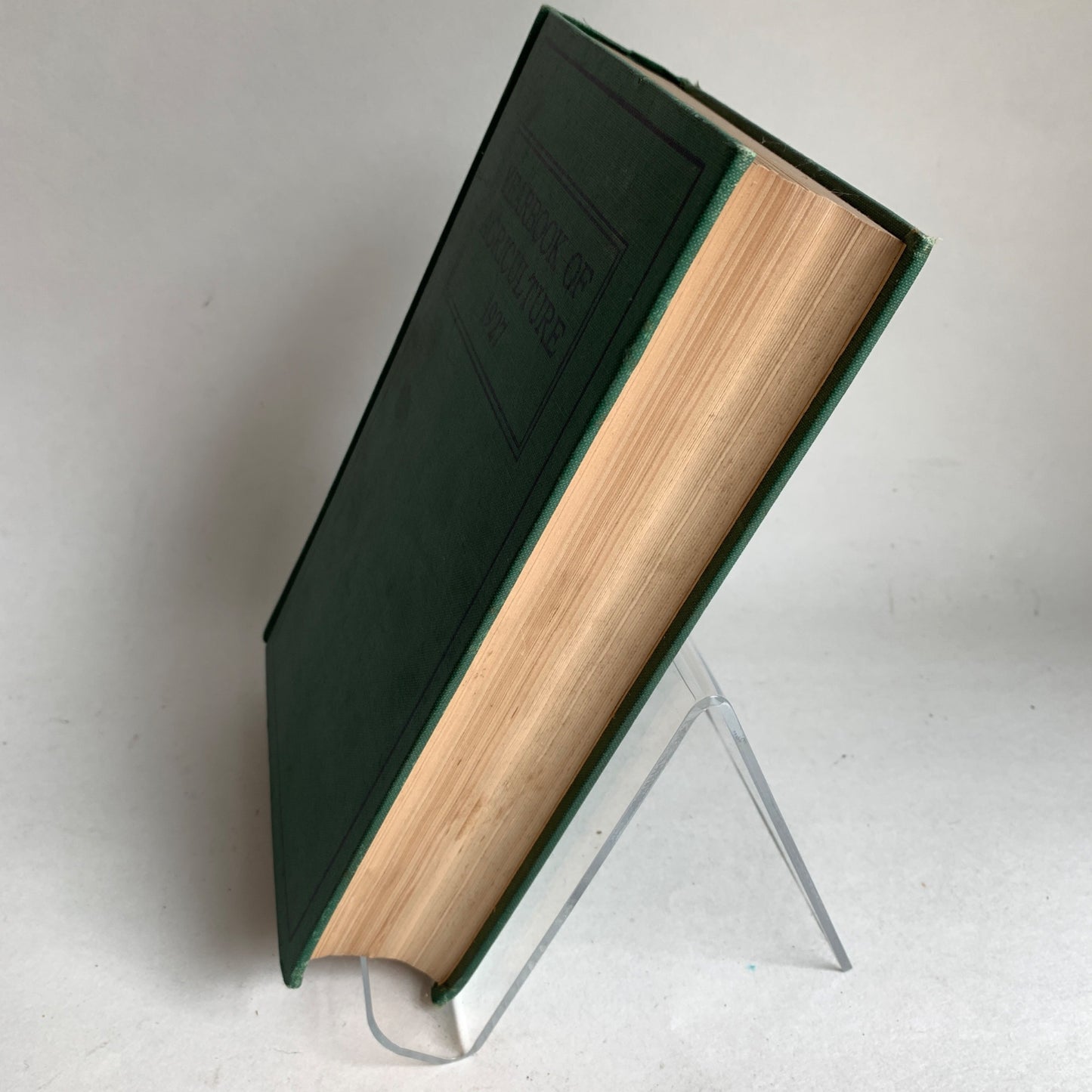 1927 Yearbook of Agriculture Green Hardcover Book Vintage