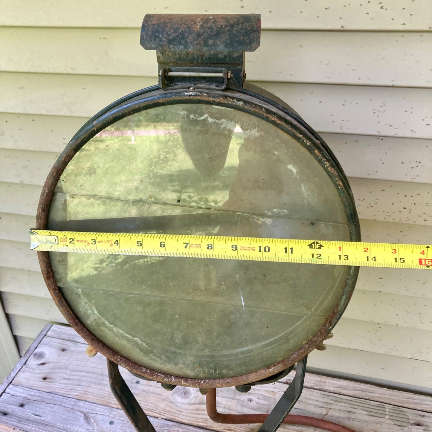 Antique Leelights LP Gas Floodlight Model BL 64 Tilley Ti-Lee Search Flood Light