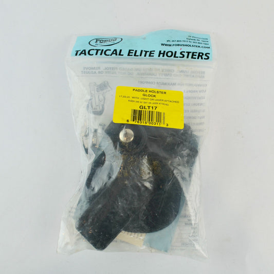 Fobus Tactical Elite Paddle Holster Glock GLT17 NEW 17, 22, 31, Ruger 345