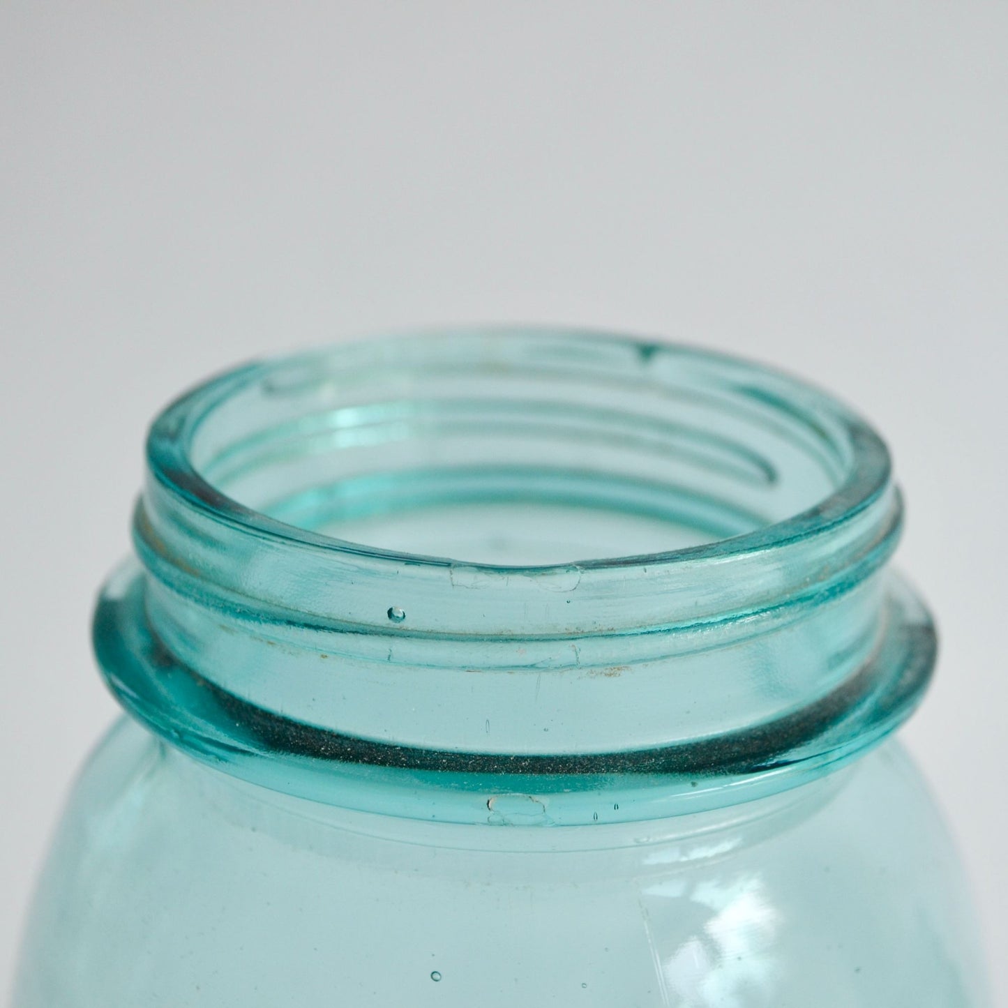 Ball Blue Canning Jars Zinc Lids Vintage Lot of 2 Mold #2 and Unknown