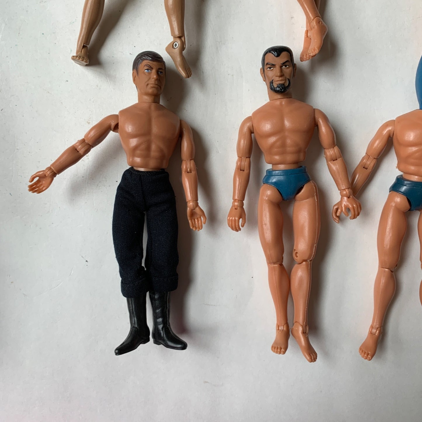 Mego 1970s Action Figures Lot of 8 Dr Zaius Dukes of Hazard Batman Star Trek