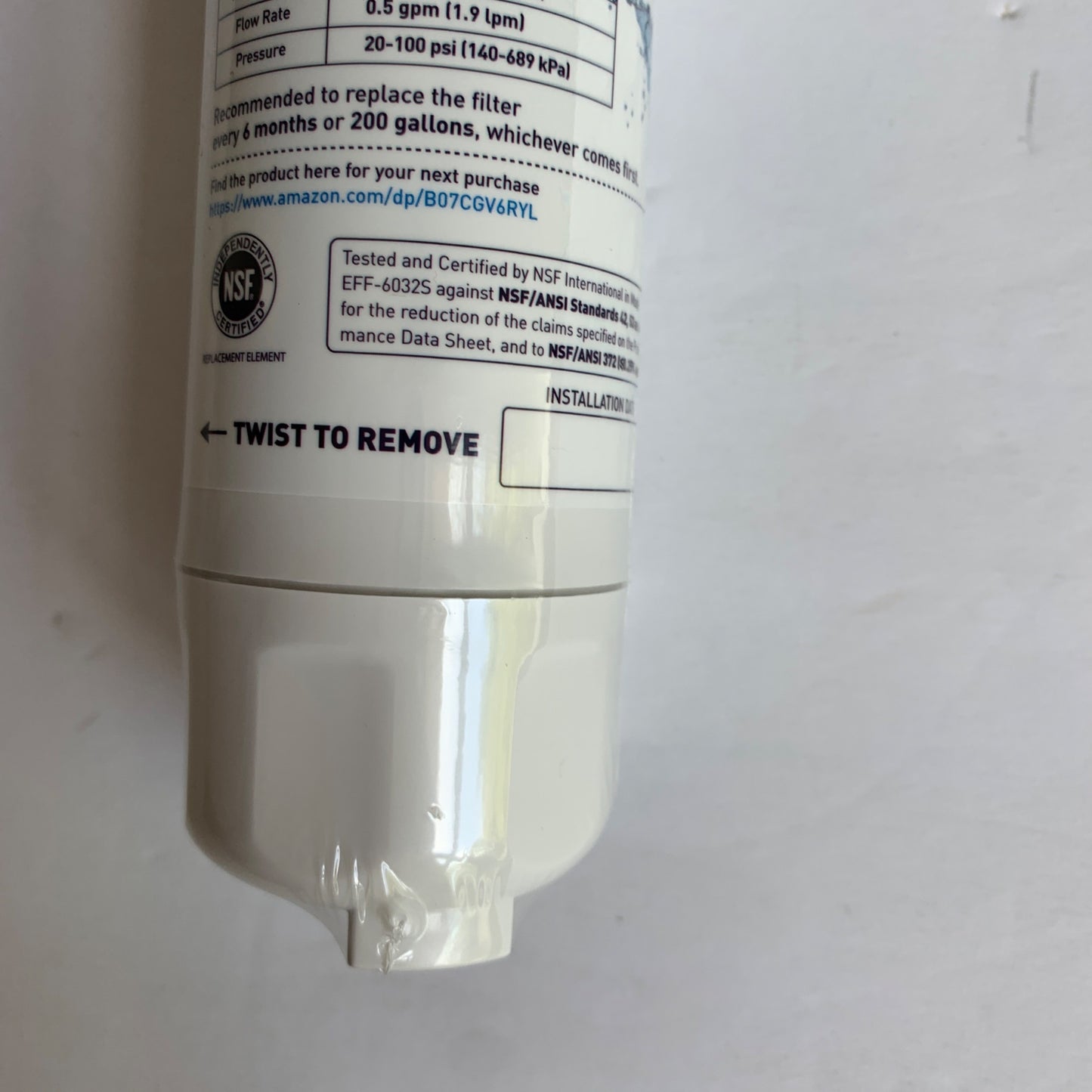 Amazon Basics AMZN-LT700P-P Refrigerator Water Filter New