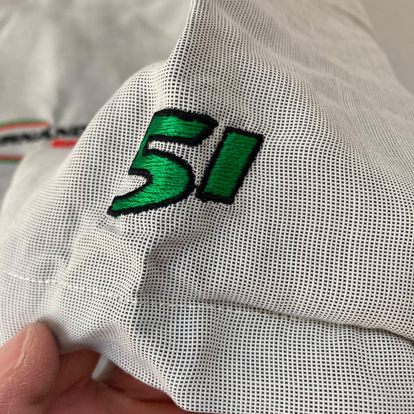 Adrian Fernandez Racing #51 Crew Shirt RACE-USED Size S w/ COA IndyCar Tecate