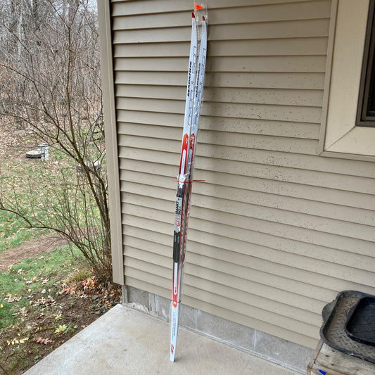 Madshus Propulsion Cold Cross Country Skis NEW Stress Tip Smart Ski Red 195 cm