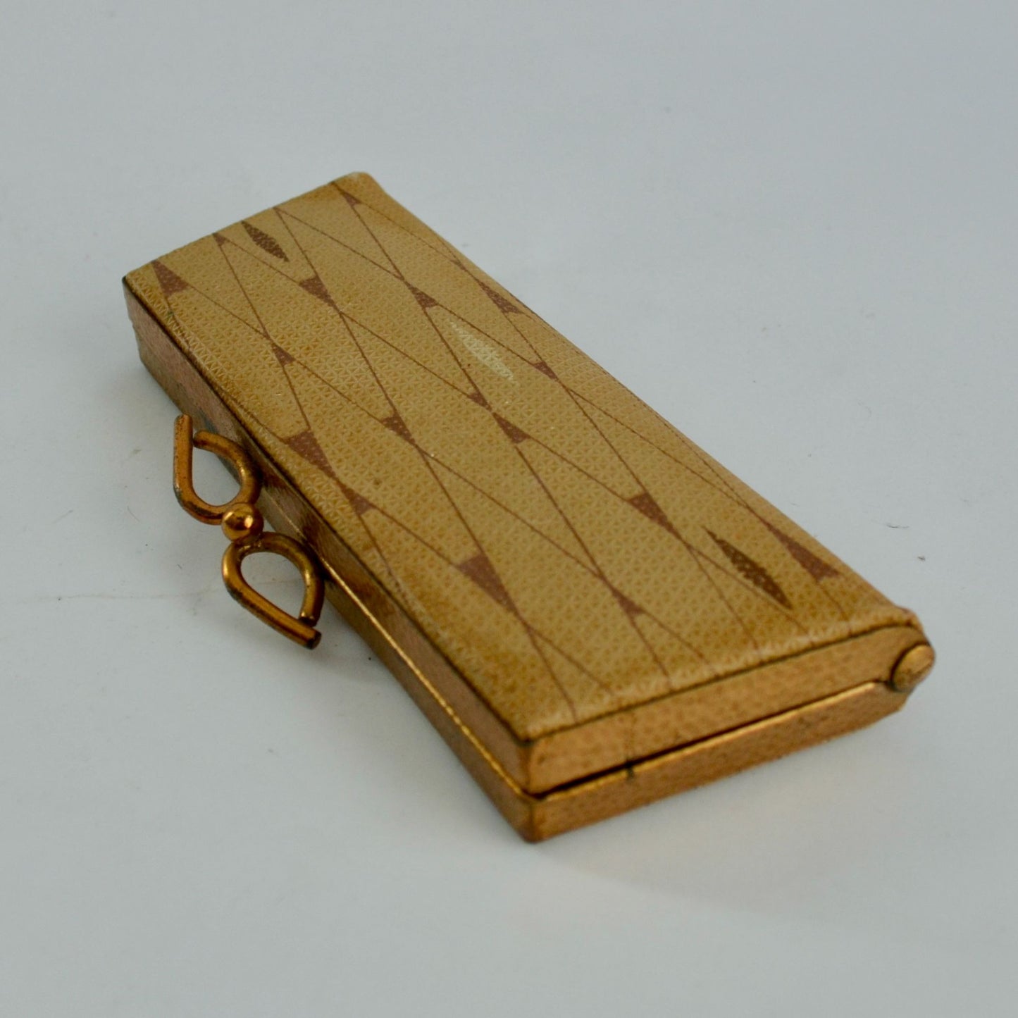 Opticase Spectapurse MCM Vintage Eyeglass Case Kisslock Diamond Pattern