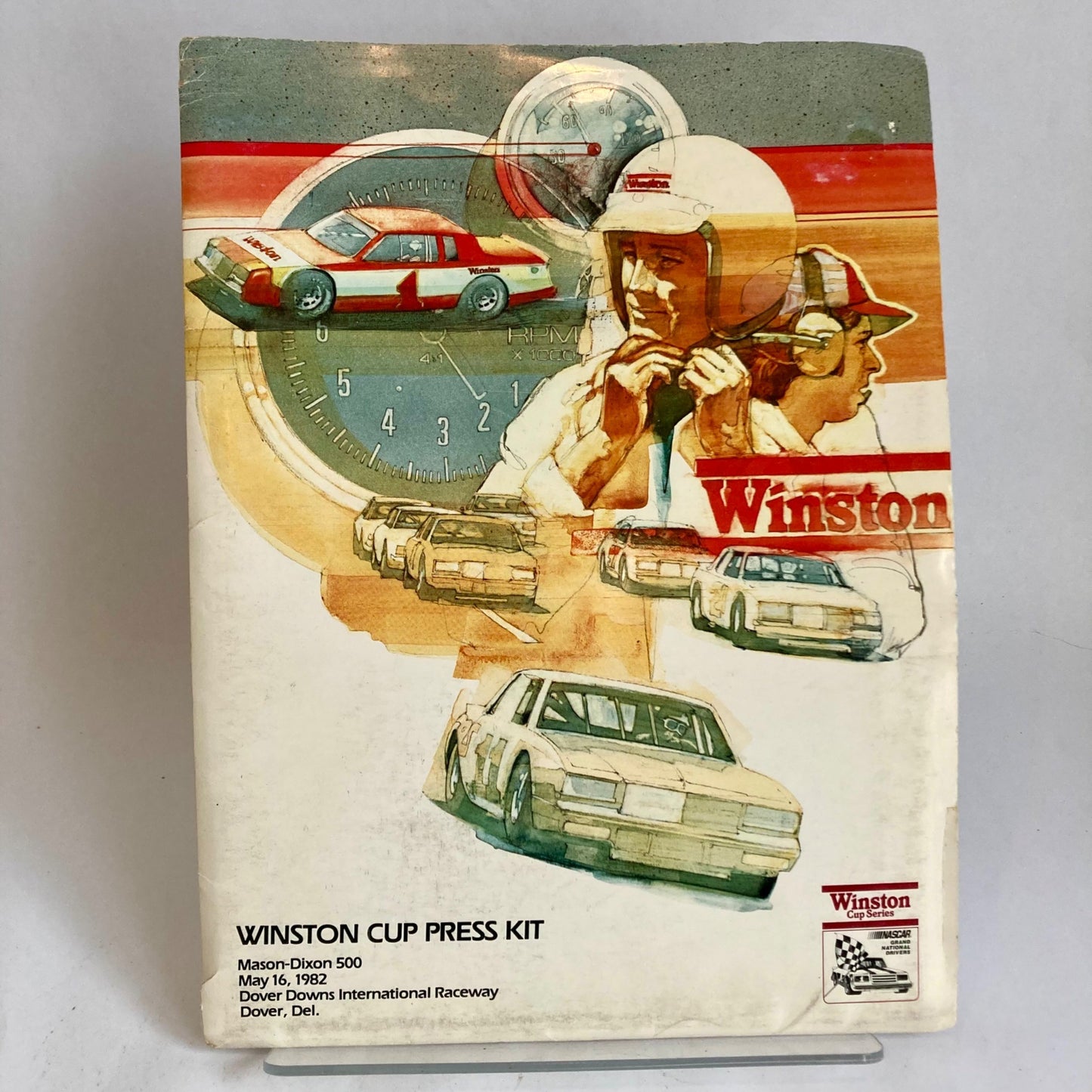 1982 NASCAR Winston Cup Press Kit Mason Dixon 500 Dover Downs Raceway Vintage