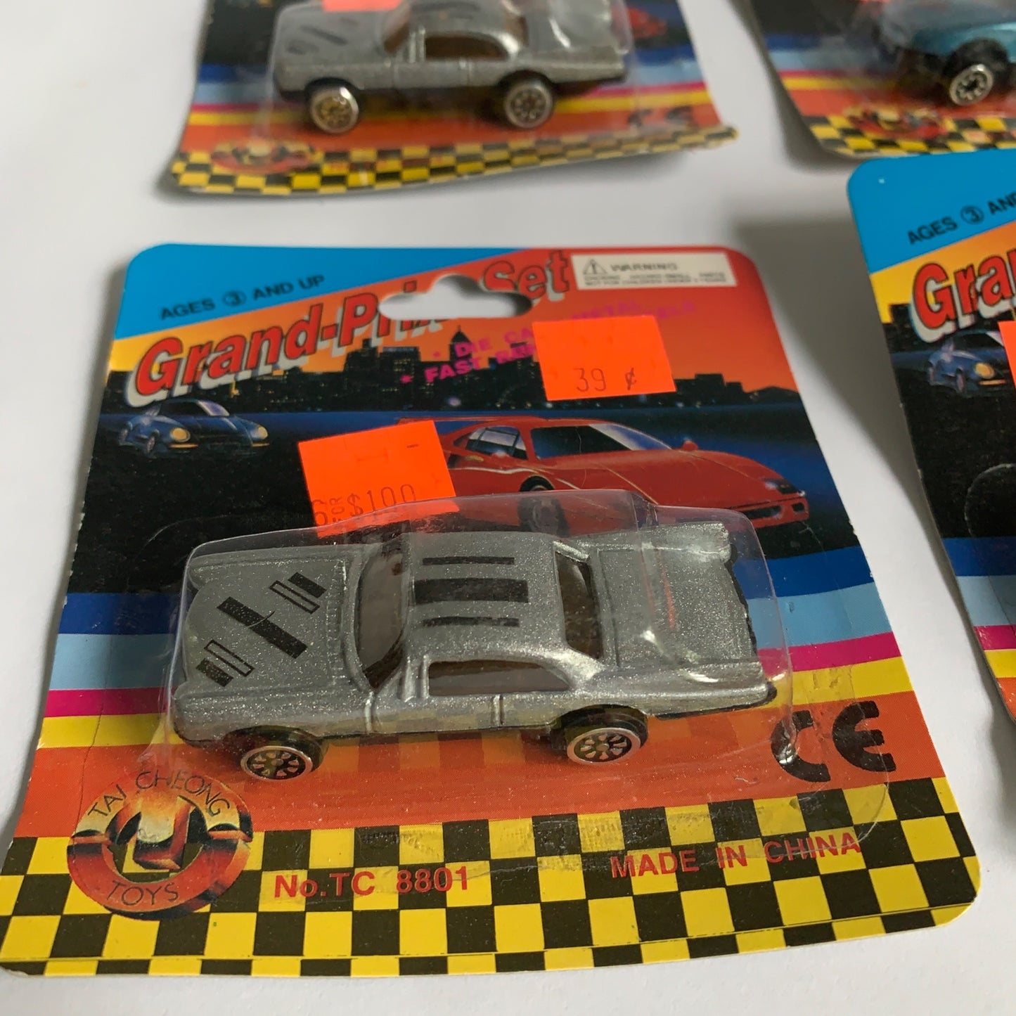 Tai Cheong Grand Prix Set Lot of 6 Cars Vintage New