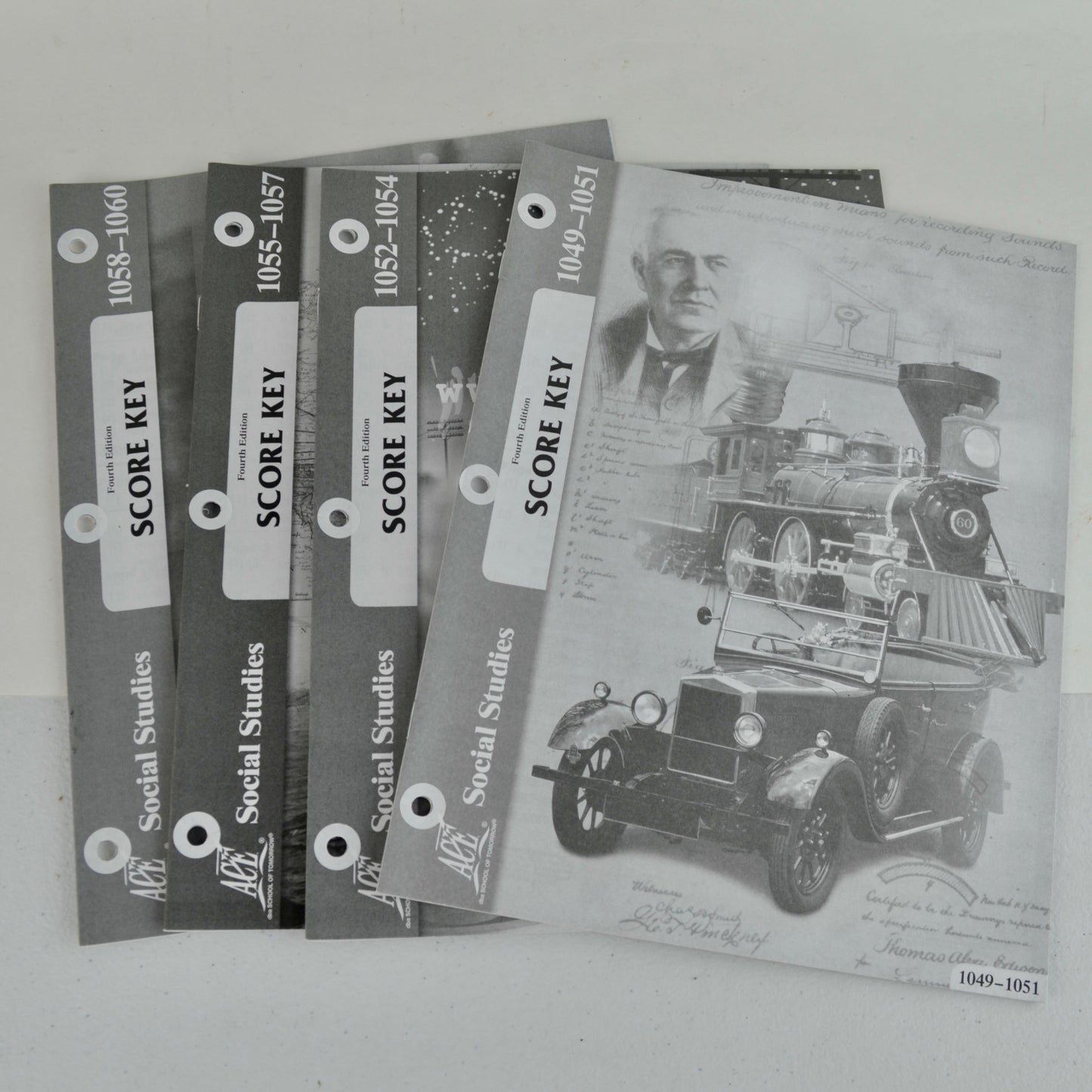 Social Studies 5th Grade Fourth Edition Score Keys 1049-1060