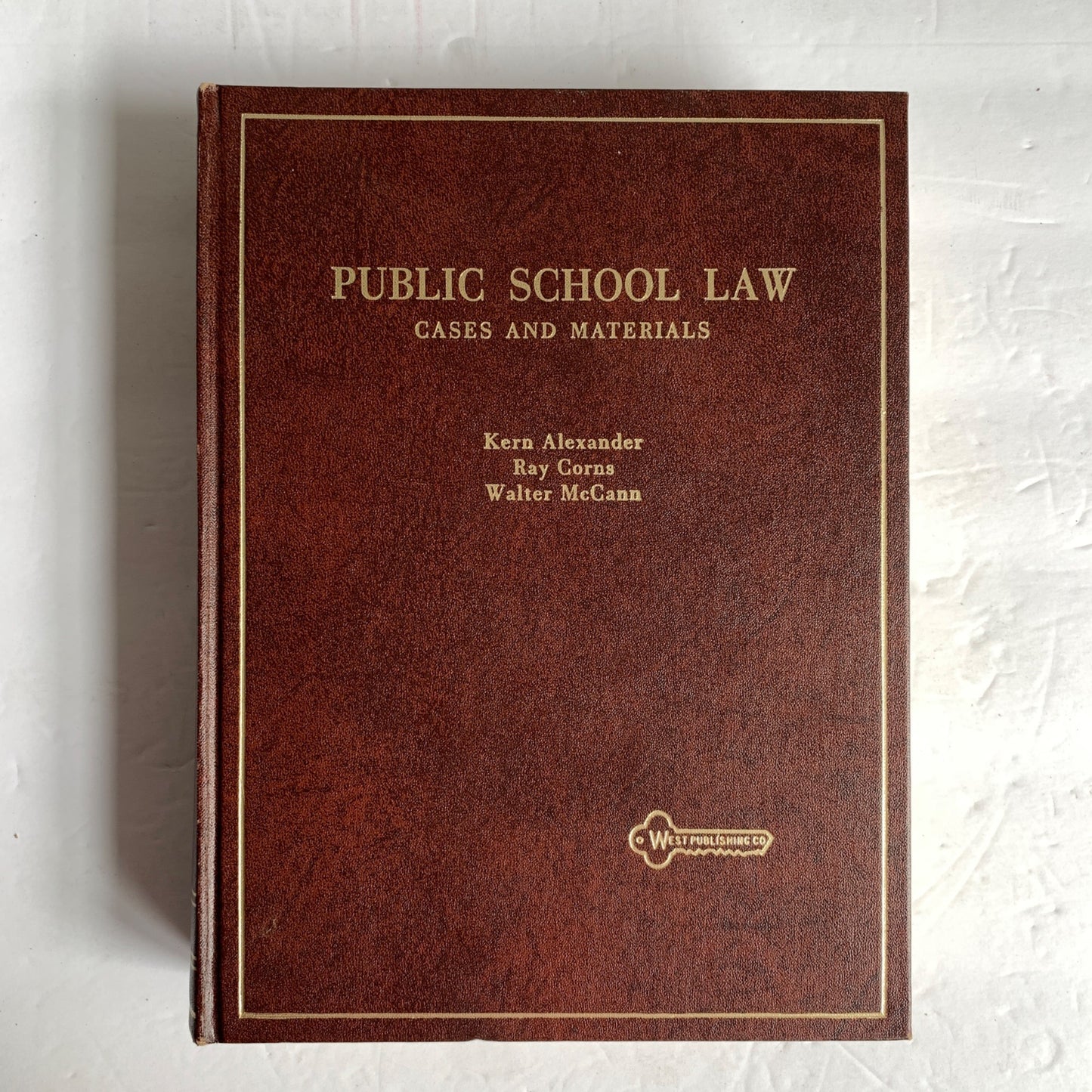 West Publishing Public School Law Cases and Materials 1969