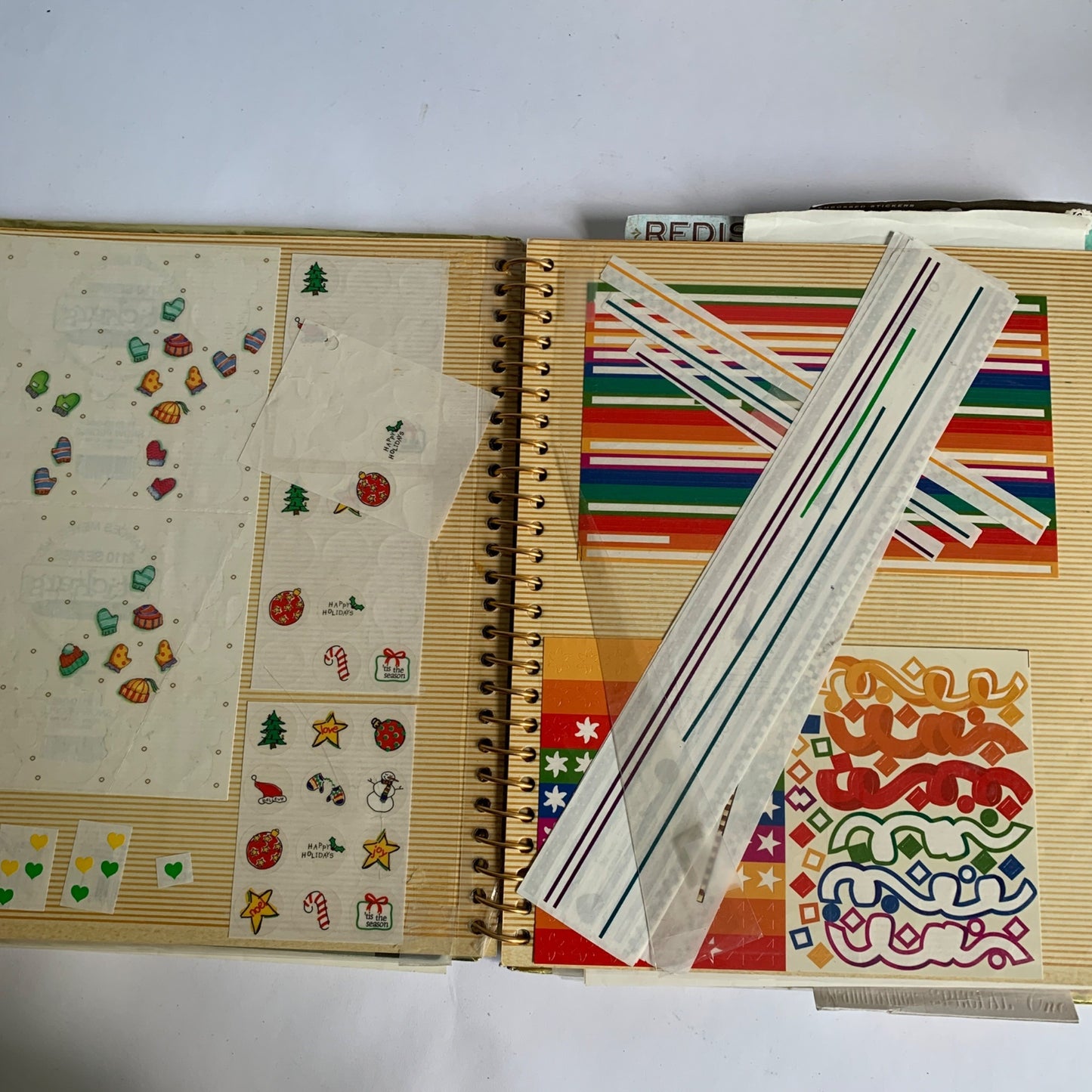 Vintage Scrapbooking Stickers Album