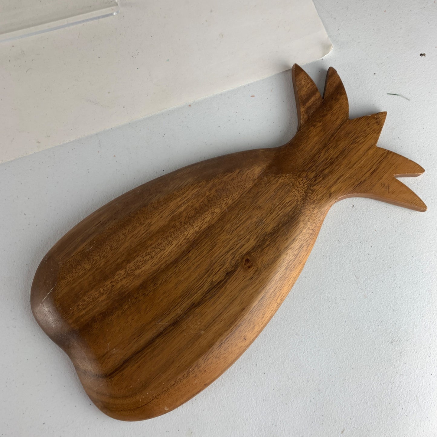 Vintage Wooden Pineapple Tray 16" Length