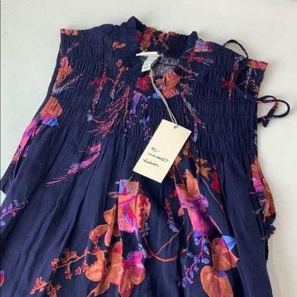 NEW A New Day Smocked Trapeze Floral Dress