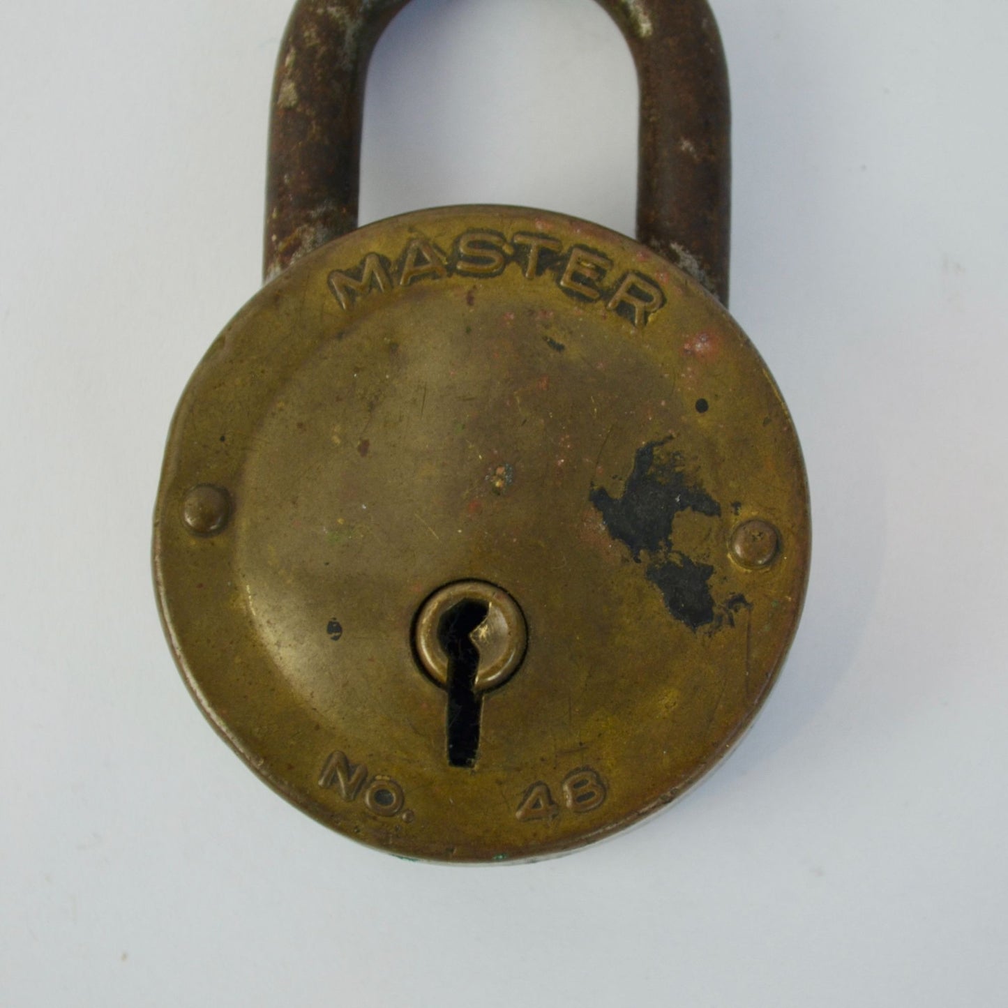 Vintage Master Lock No. 48 Padlock NO KEY Made in USA