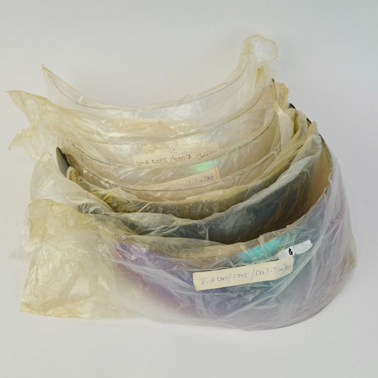 Lot NOS Motorcycle Snowmobile Helmet Face Shield Visors Clear & Tinted V-A 5005