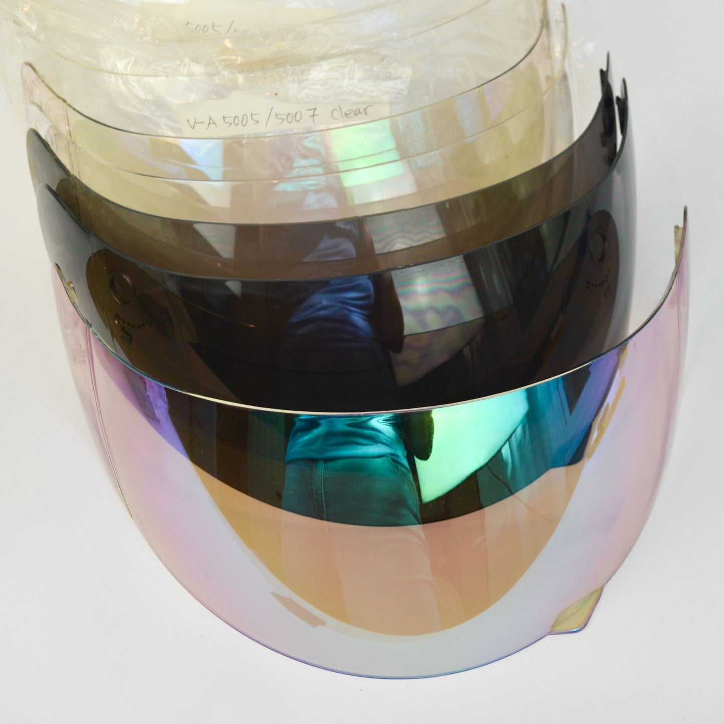 Lot NOS Motorcycle Snowmobile Helmet Face Shield Visors Clear & Tinted V-A 5005
