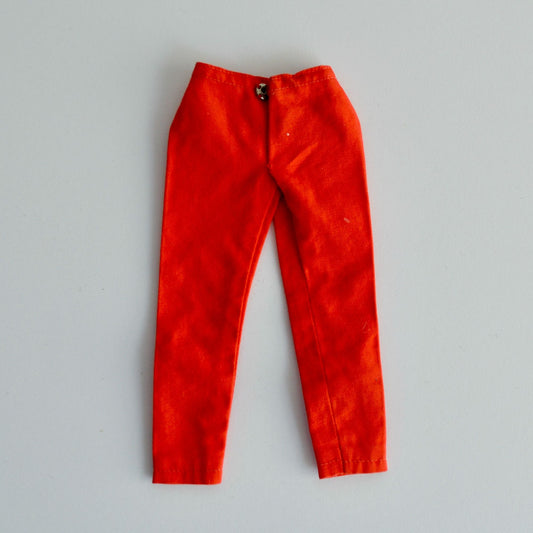 Vintage Barbie Mattel Red Slacks Pants Black Label