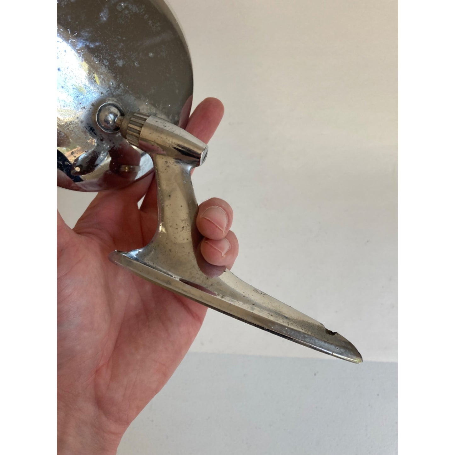 Vintage Chrome Side Mirror Round Part No. 2548 Chevrolet? Chevy Rat Rod