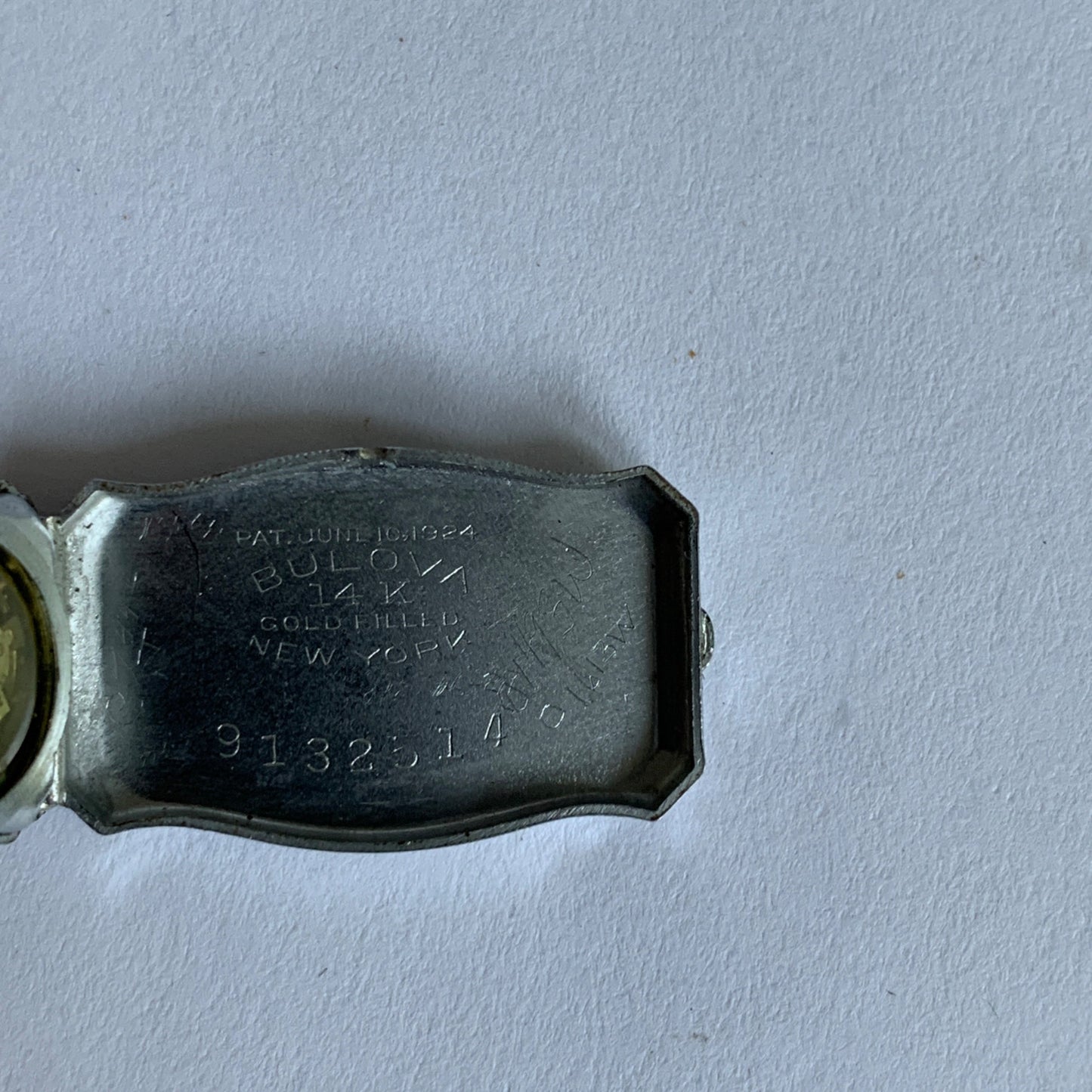 Bulova 1924 Women's Antique 14K Gold Filled Wind Up Watch