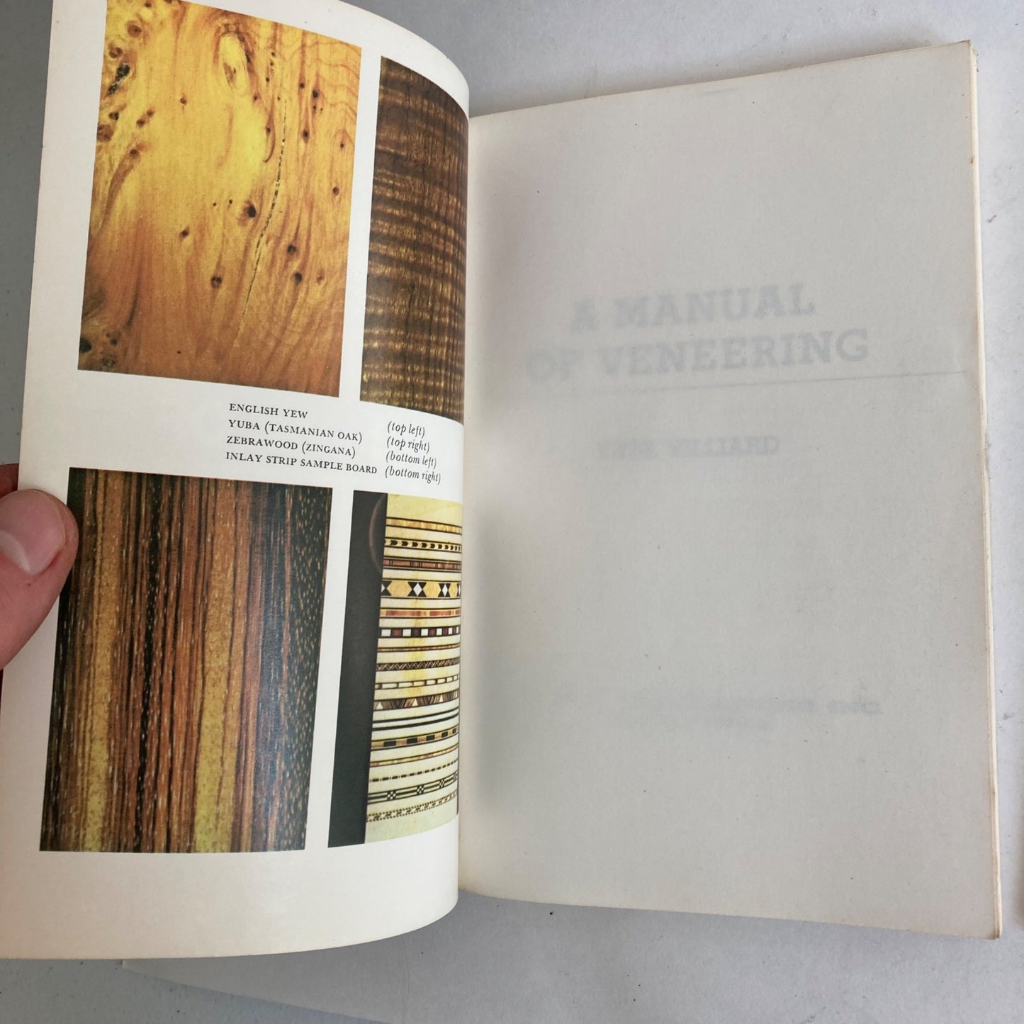Lot 2 Vintage Veneering Books Modern Marquetry Handbook & A Manual of Veneering