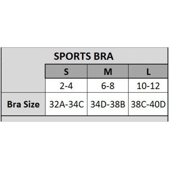 Women's Active Geometric Pinstripe Athletic Sports Bra