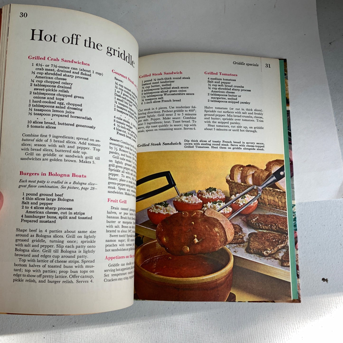 1963 Better Homes and Gardens Meals in Minutes Cook Book