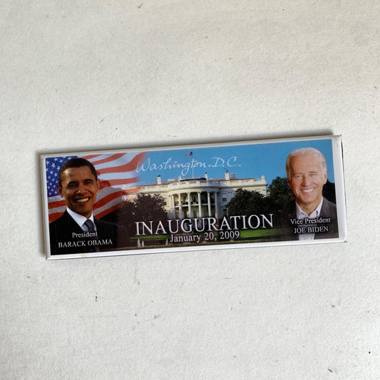 2009 Barack Obama Joe Biden Inauguration Magnet