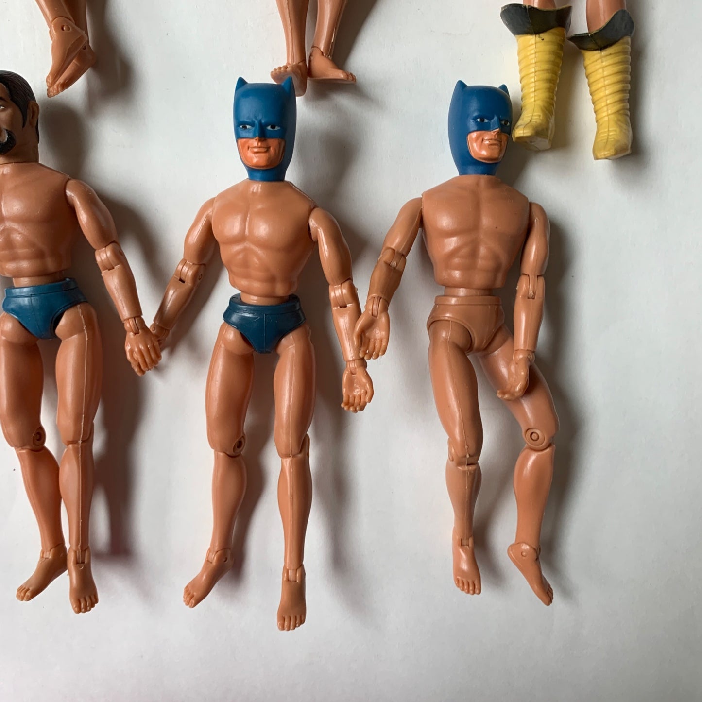 Mego 1970s Action Figures Lot of 8 Dr Zaius Dukes of Hazard Batman Star Trek