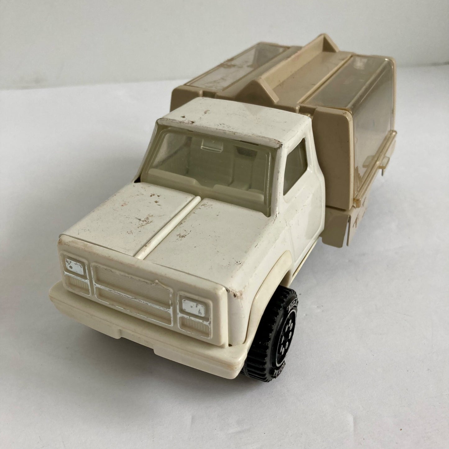 Vintage Tonka Bell System Utility Truck Toy w/ Opening Box Doors