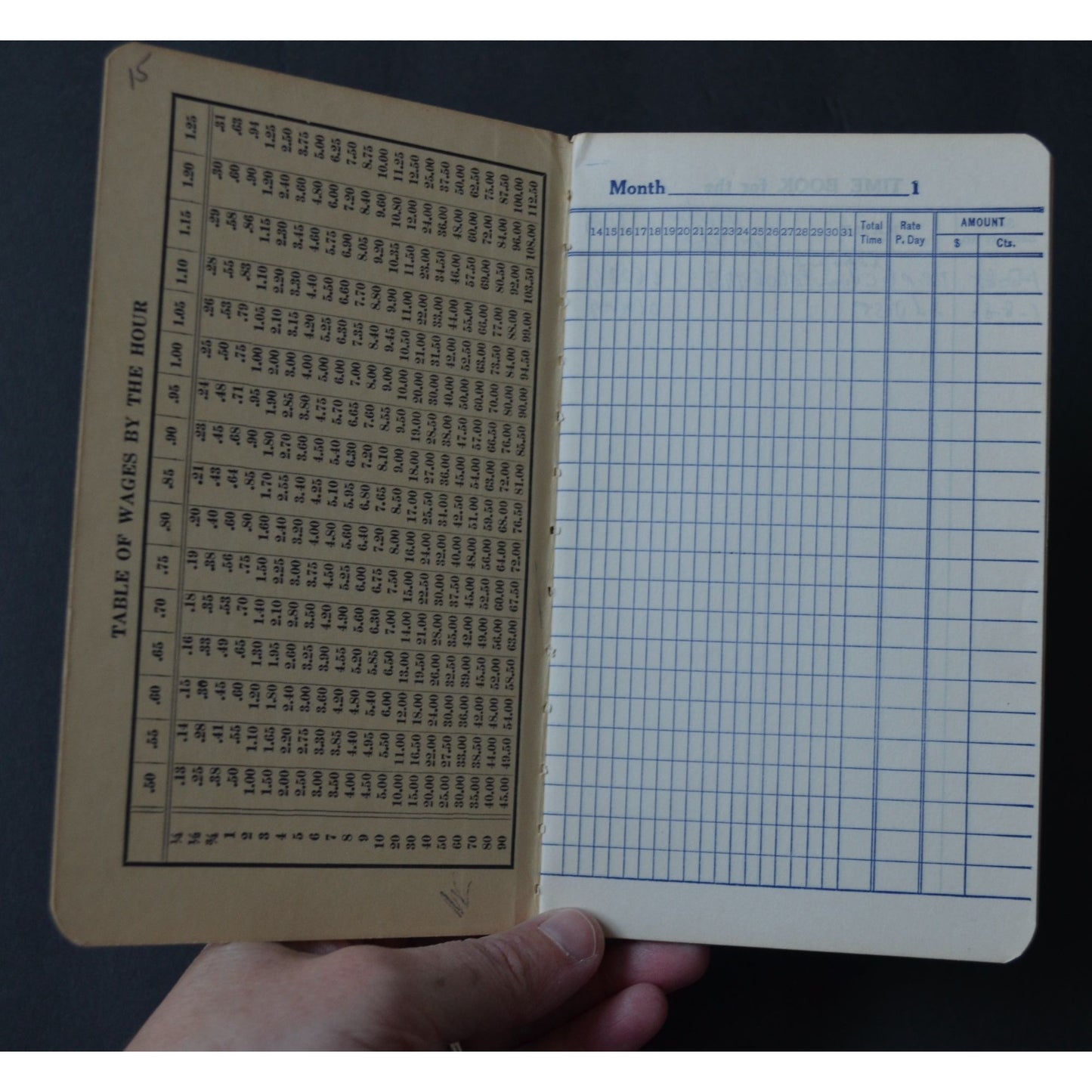 Perfection Time Book Weekly Unused Vintage #677