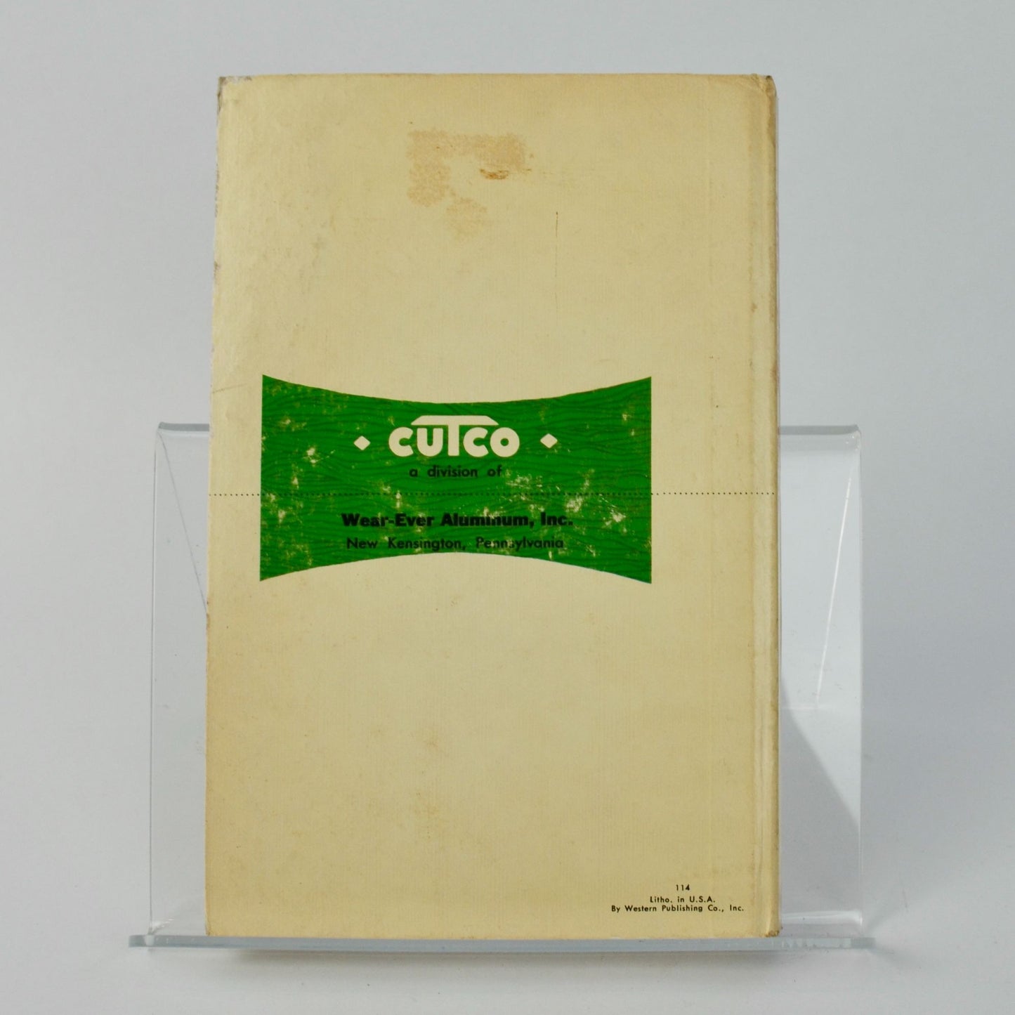 1961 Cutco Cook Book Vintage Hardcover