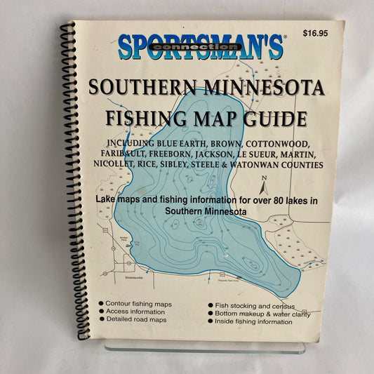 Sportsman's Connection Southern Minnesota Fishing Map Guide Book MN