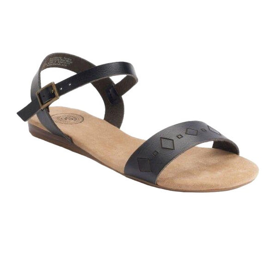 New SO Women’s Ankle Strap Sandals Black