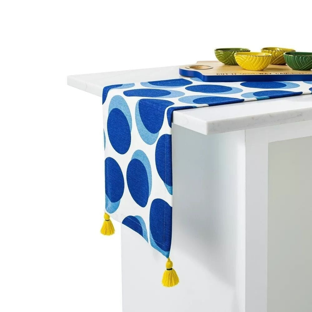 Tabitha Brown x Target Blue Dot Table Runner