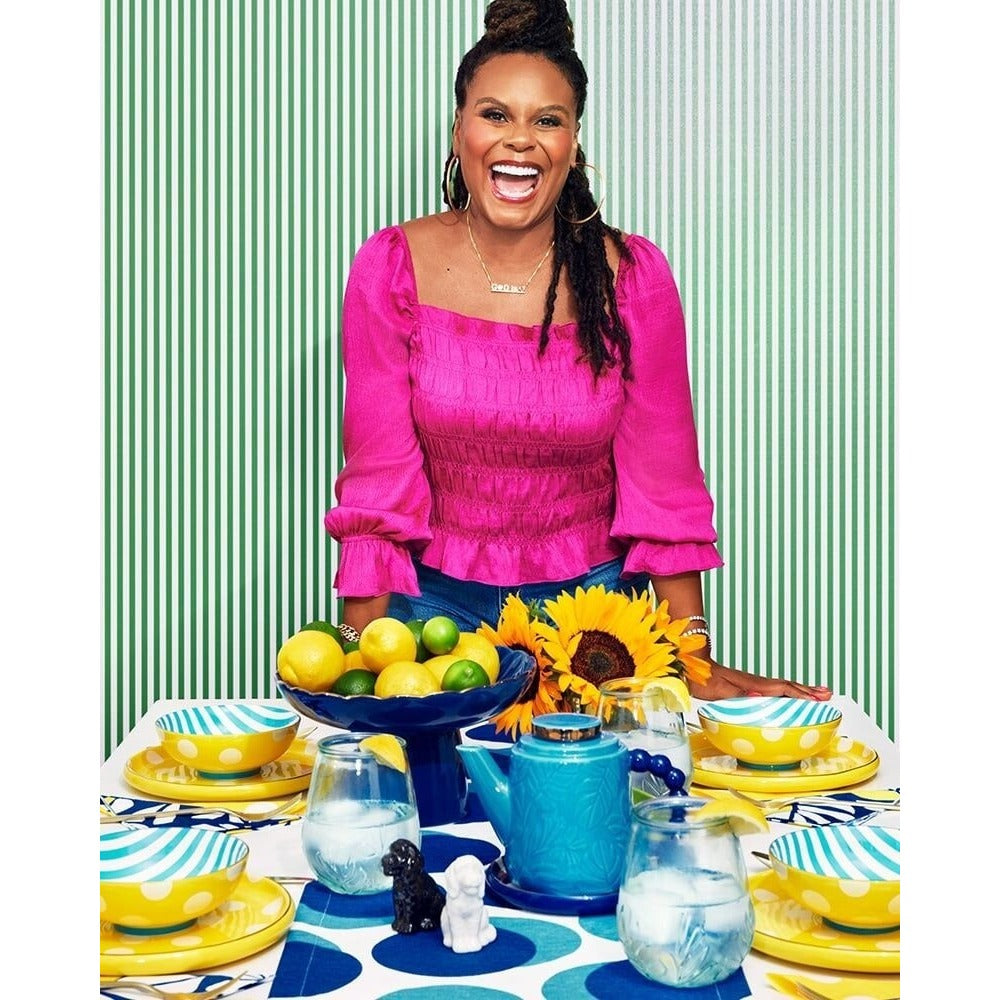 Tabitha Brown x Target Blue Dot Table Runner