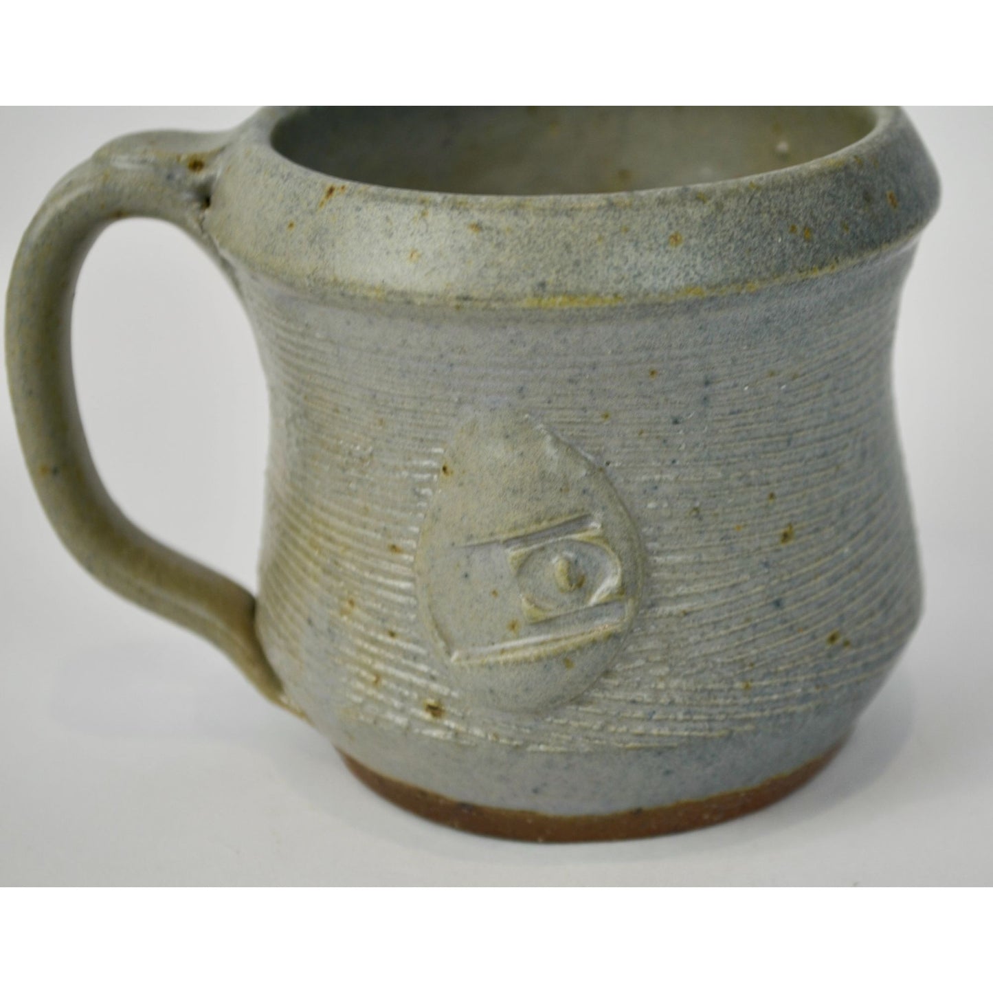 Handmade Pottery Ceramic Coffee Mug Gray Grey
