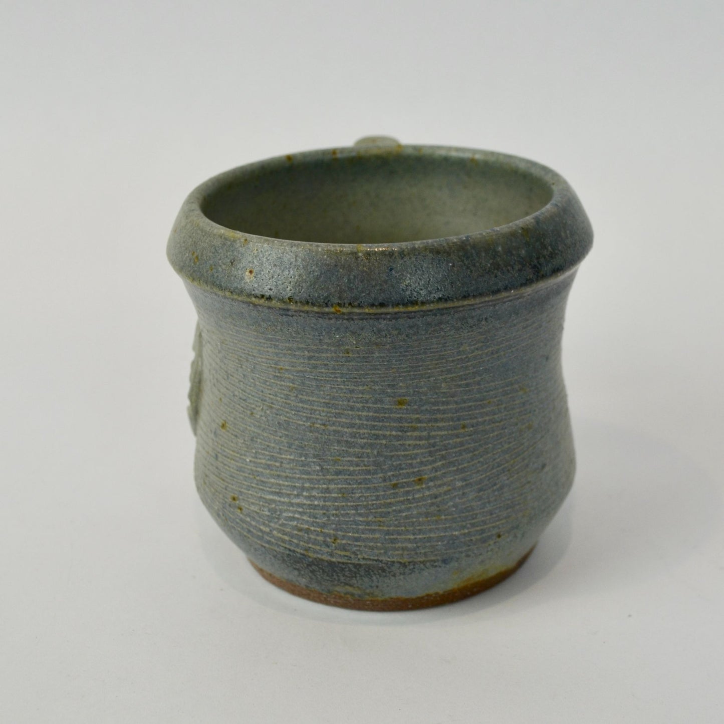 Handmade Pottery Ceramic Coffee Mug Gray Grey