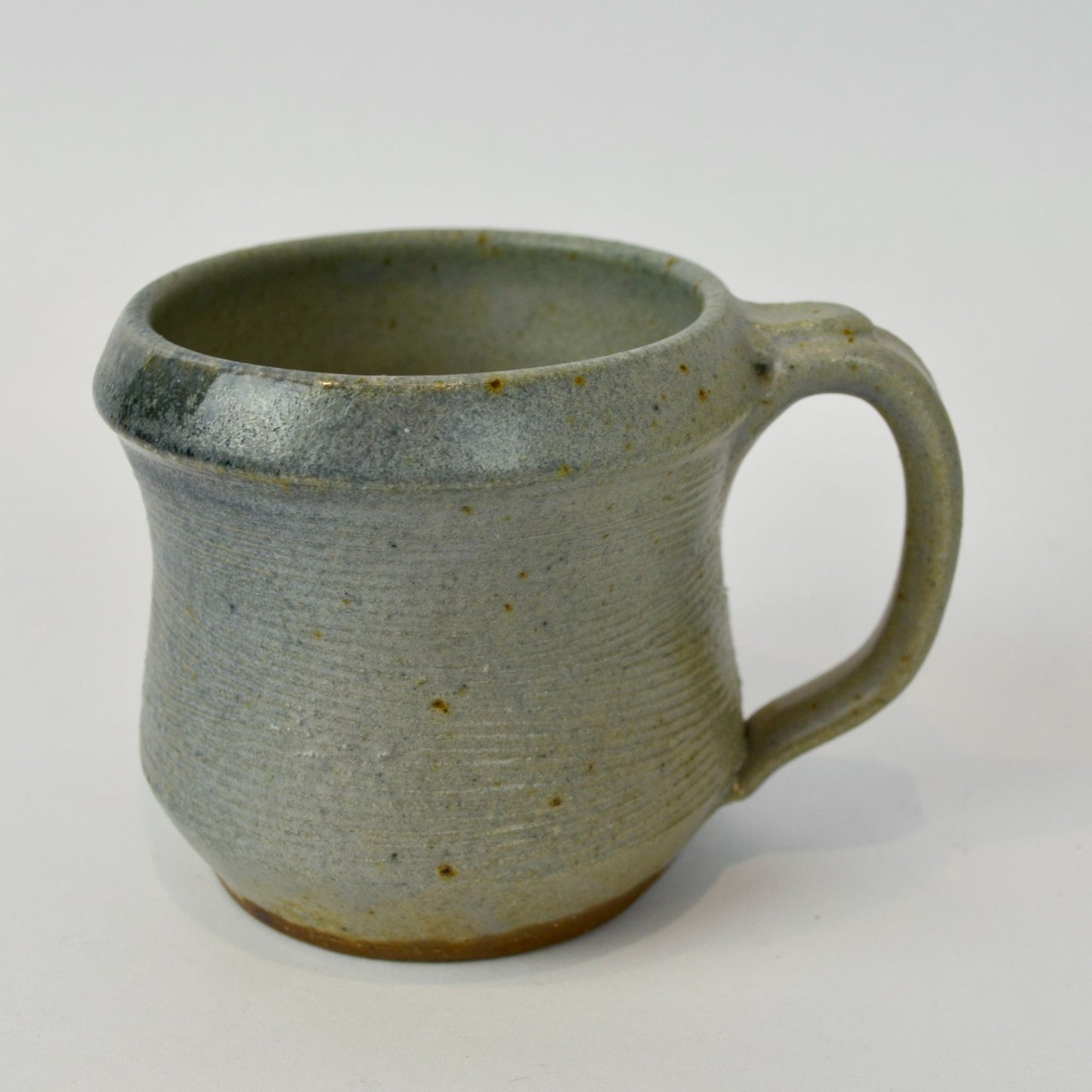 Handmade Pottery Ceramic Coffee Mug Gray Grey