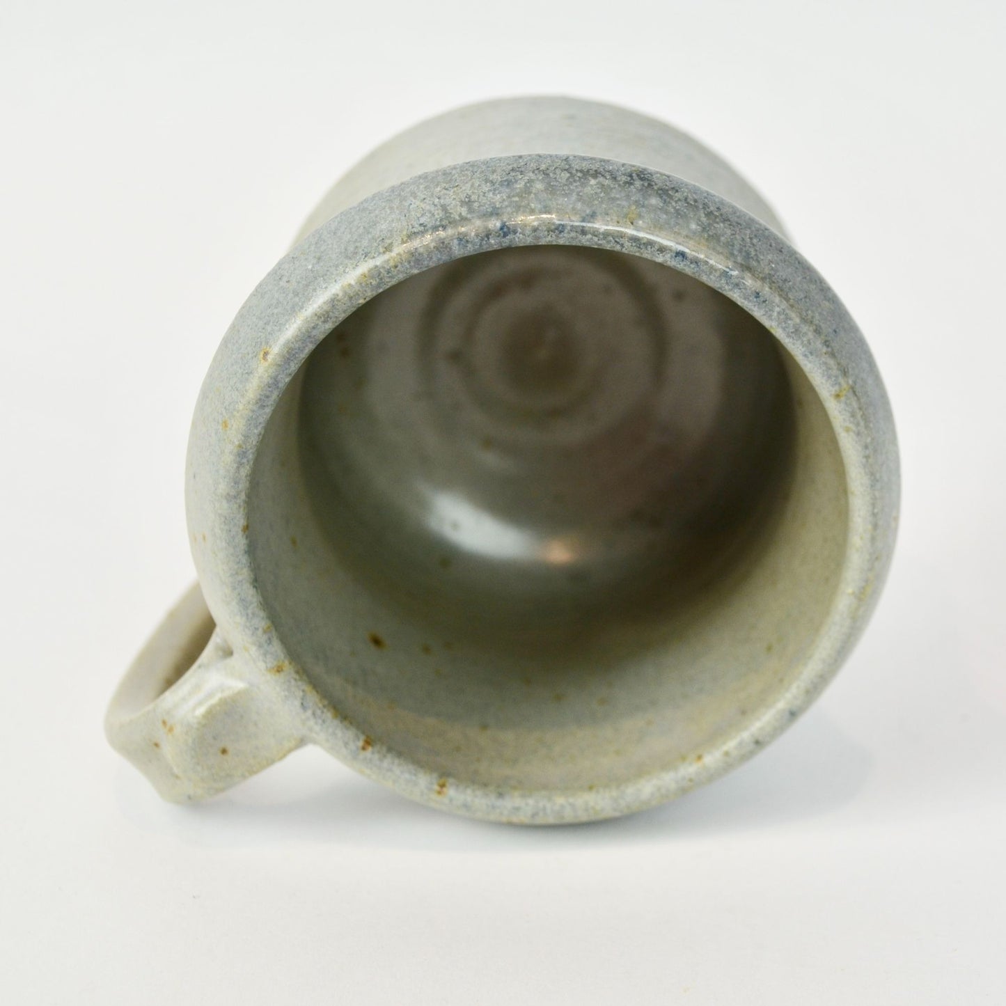 Handmade Pottery Ceramic Coffee Mug Gray Grey