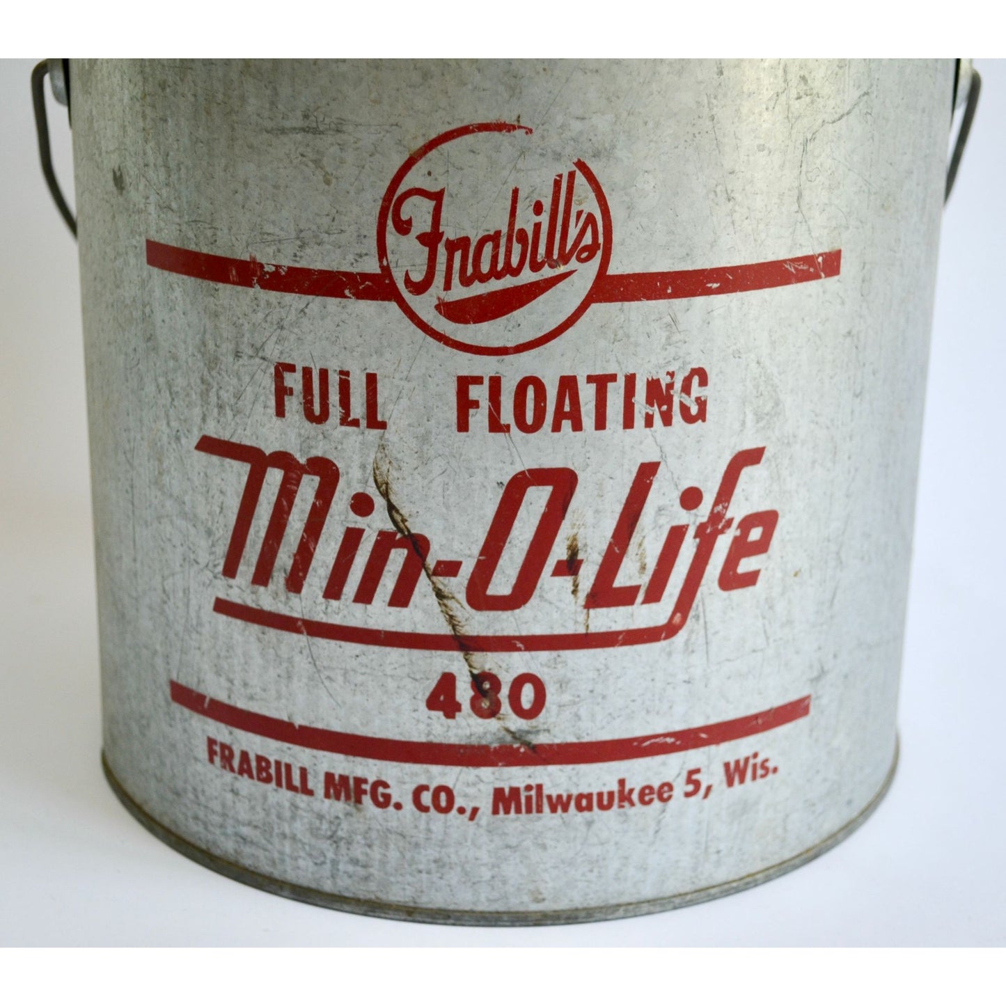Vintage Frabill's Full FLoating Min-O-Life #480 Minnow Bucket w/ Insert!