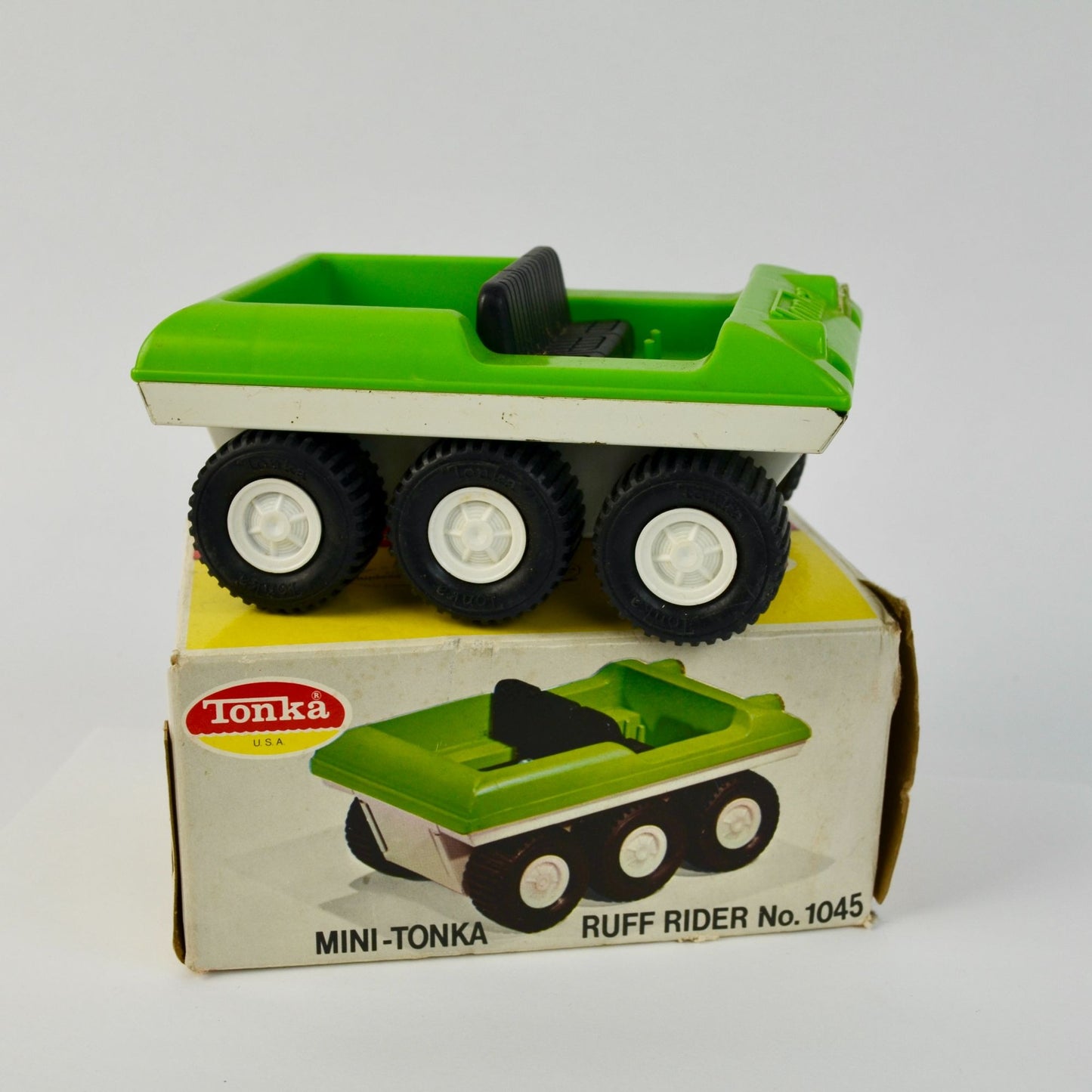 Tonka Mini-Tonka Rough Rider #1045 Green With Original Box READ